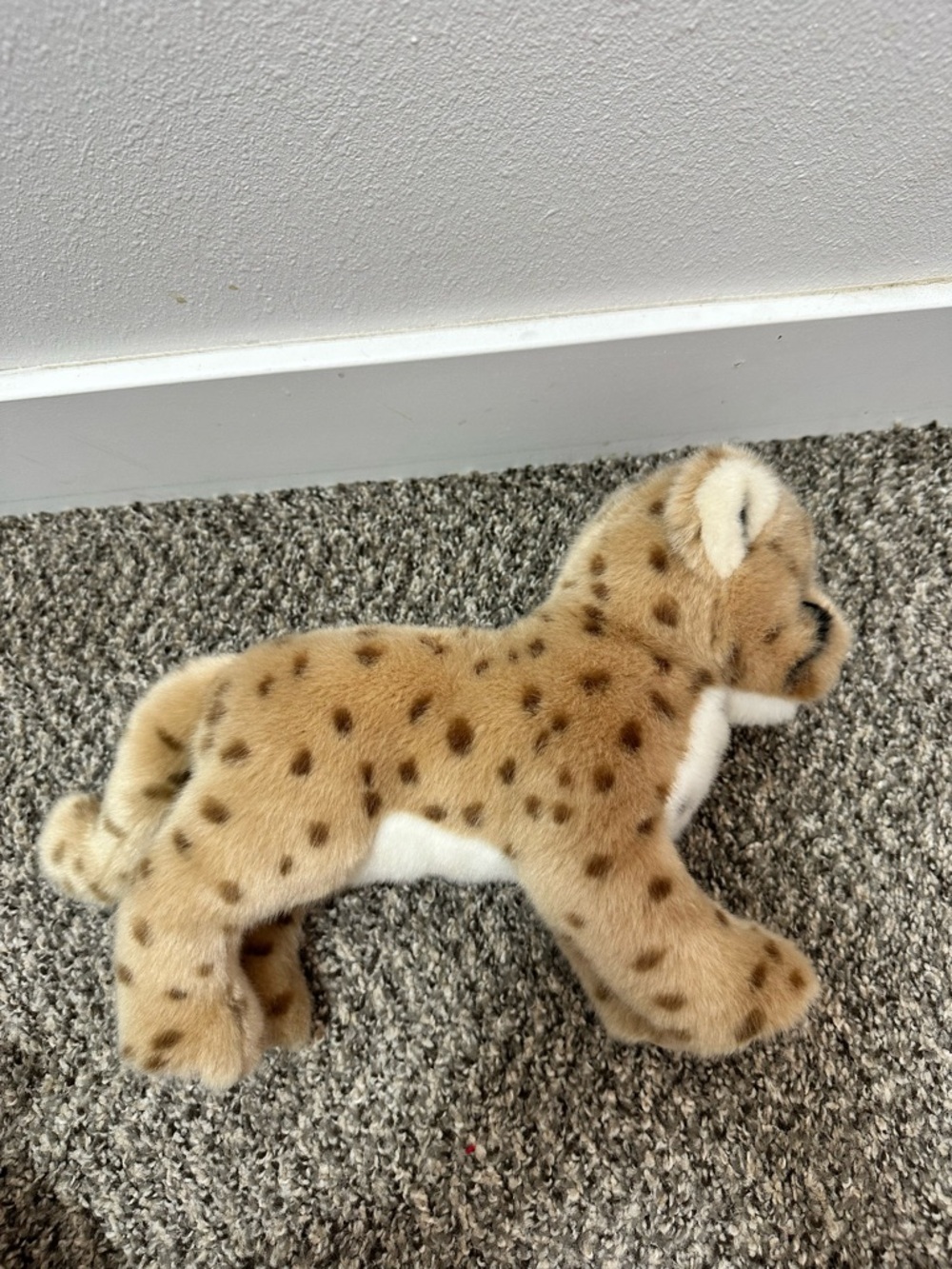 Douglas Cuddle Toys "Chillin'" Cheetah Cub plush stuffed animal.